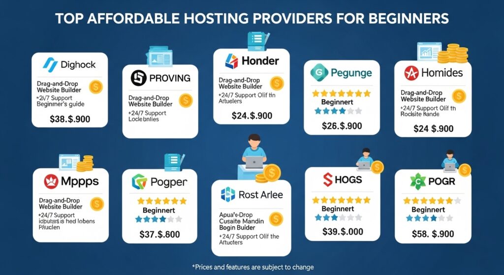 🌐 Top Affordable Hosting Providers for Beginners (2026)